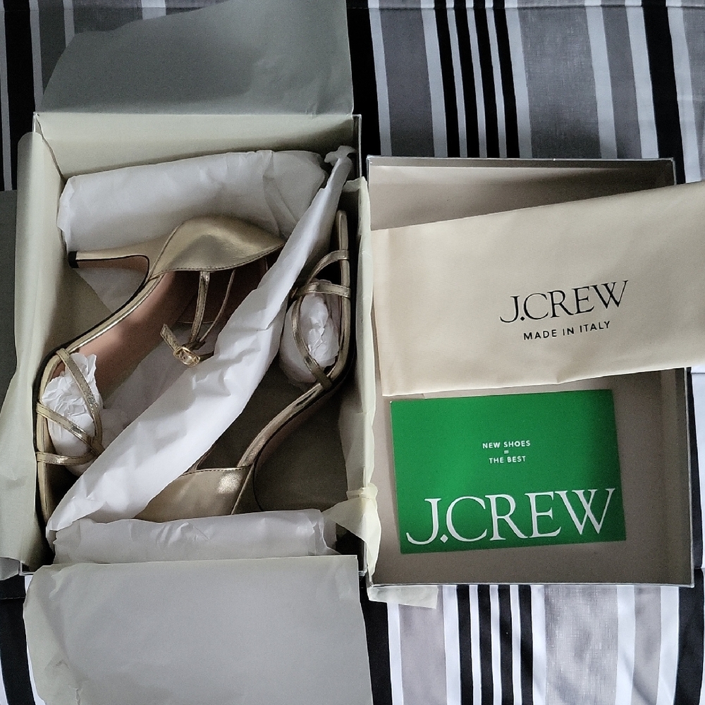 J. CREW cage toe sandal